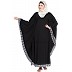 Arabian Kaftan - Black with white strip  Arabian Kaftan - Black with white strip